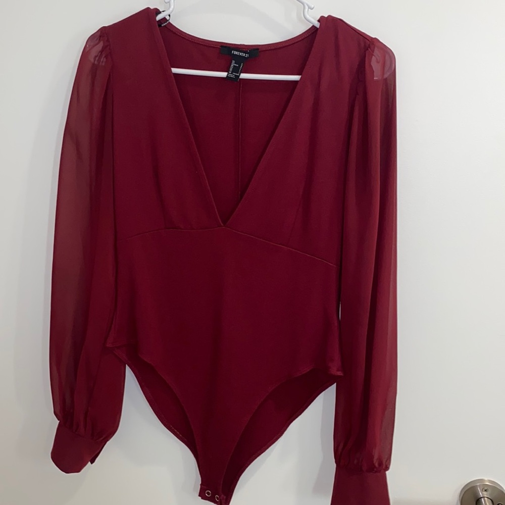 Beautiful red bodysuit